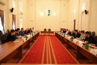 Гудиса Агрба принял участие в III пленарном заседании Совместной Межправительственной Комиссии Абхазии и Крыма