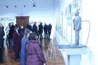 Экспозиция конкурсных проектов памятников Сергею Багапш открылась в ЦВЗ Союза художников